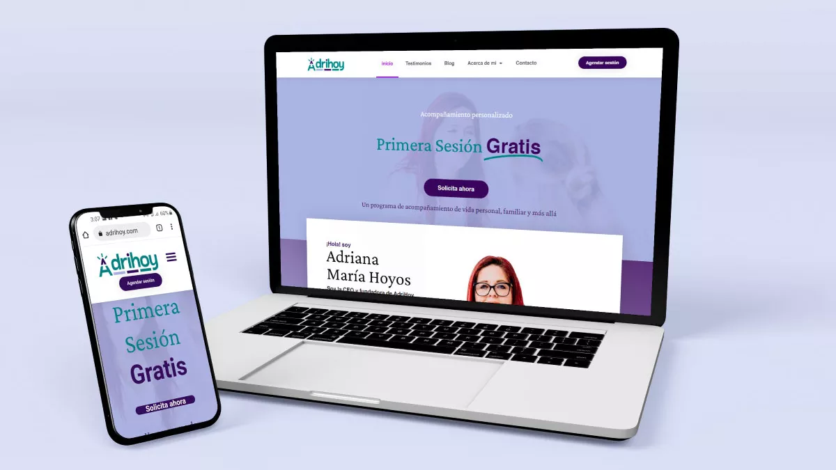 Adrihoy portafolio de servicios diseño web agencia de marketing digital
