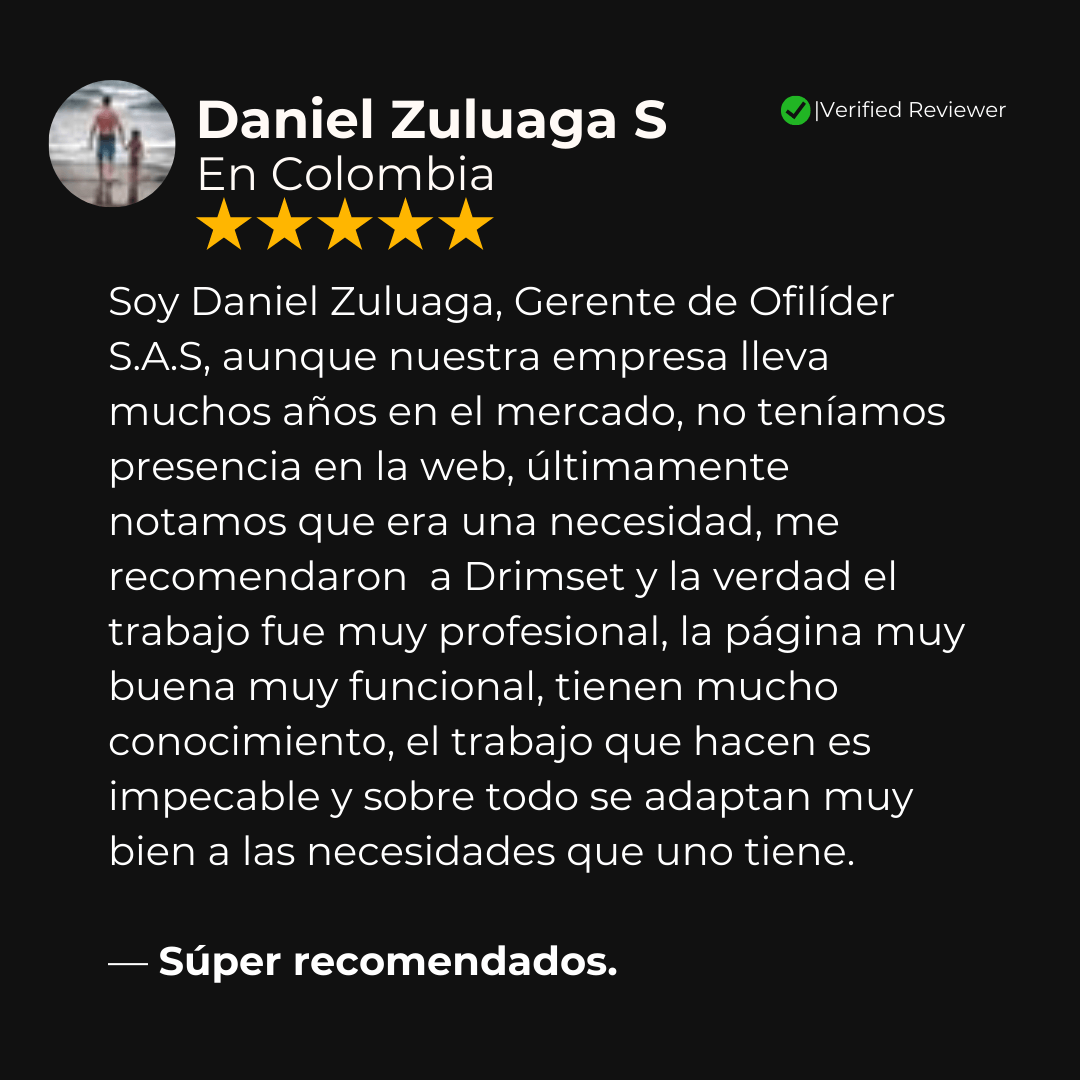 Testimonios de clientes satisfechos – Drimset