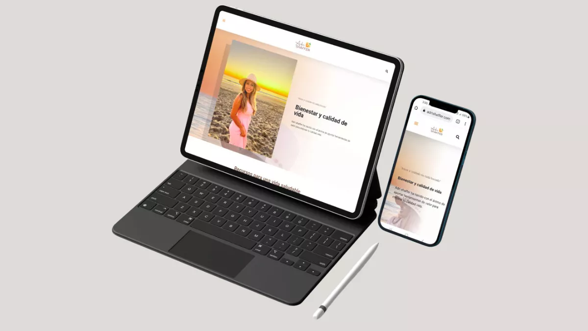 Desarrollo web para coaches y nutricionistas con blog de recetas, agenda online y pagos integrados en WordPress.