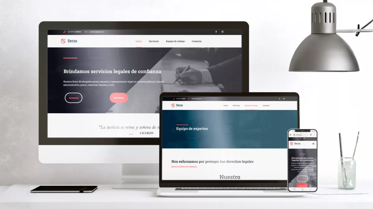 Serza portafolio de servicios diseño web agencia de marketing digital