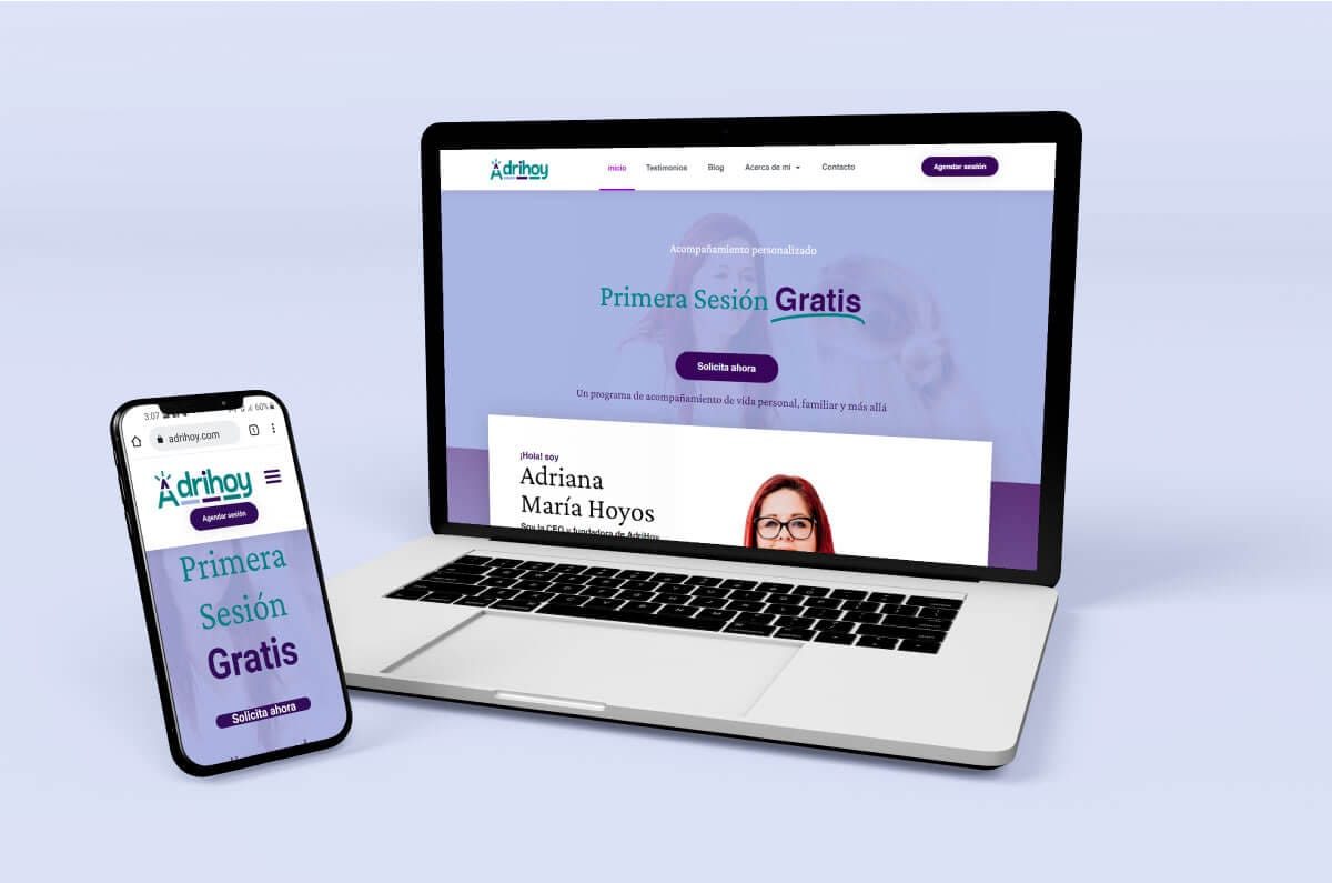 Adrihoy portafolio de servicios diseño web agencia de marketing digital