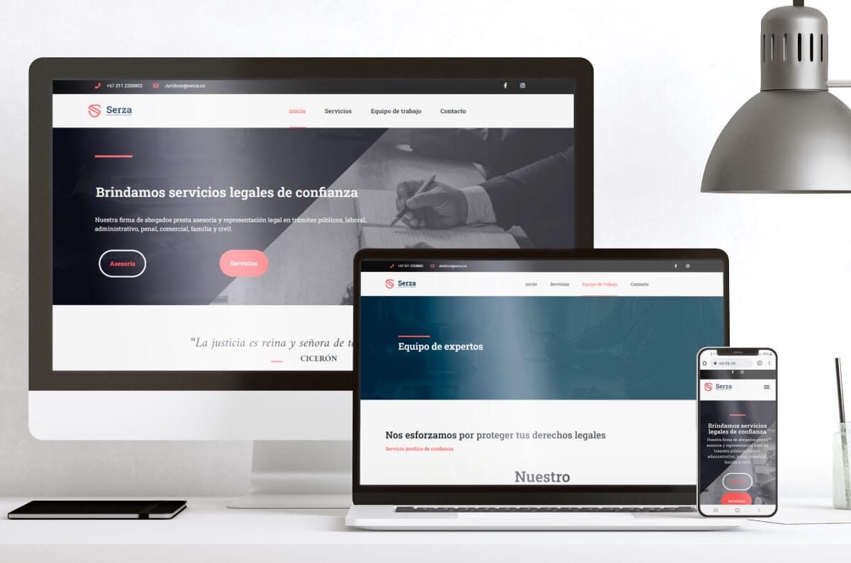 Serza portafolio de servicios diseño web agencia de marketing digital